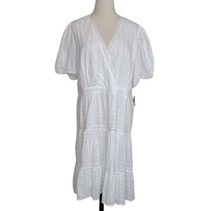 Grace + Karma Dress NWT White 100% Cotton Size 1X